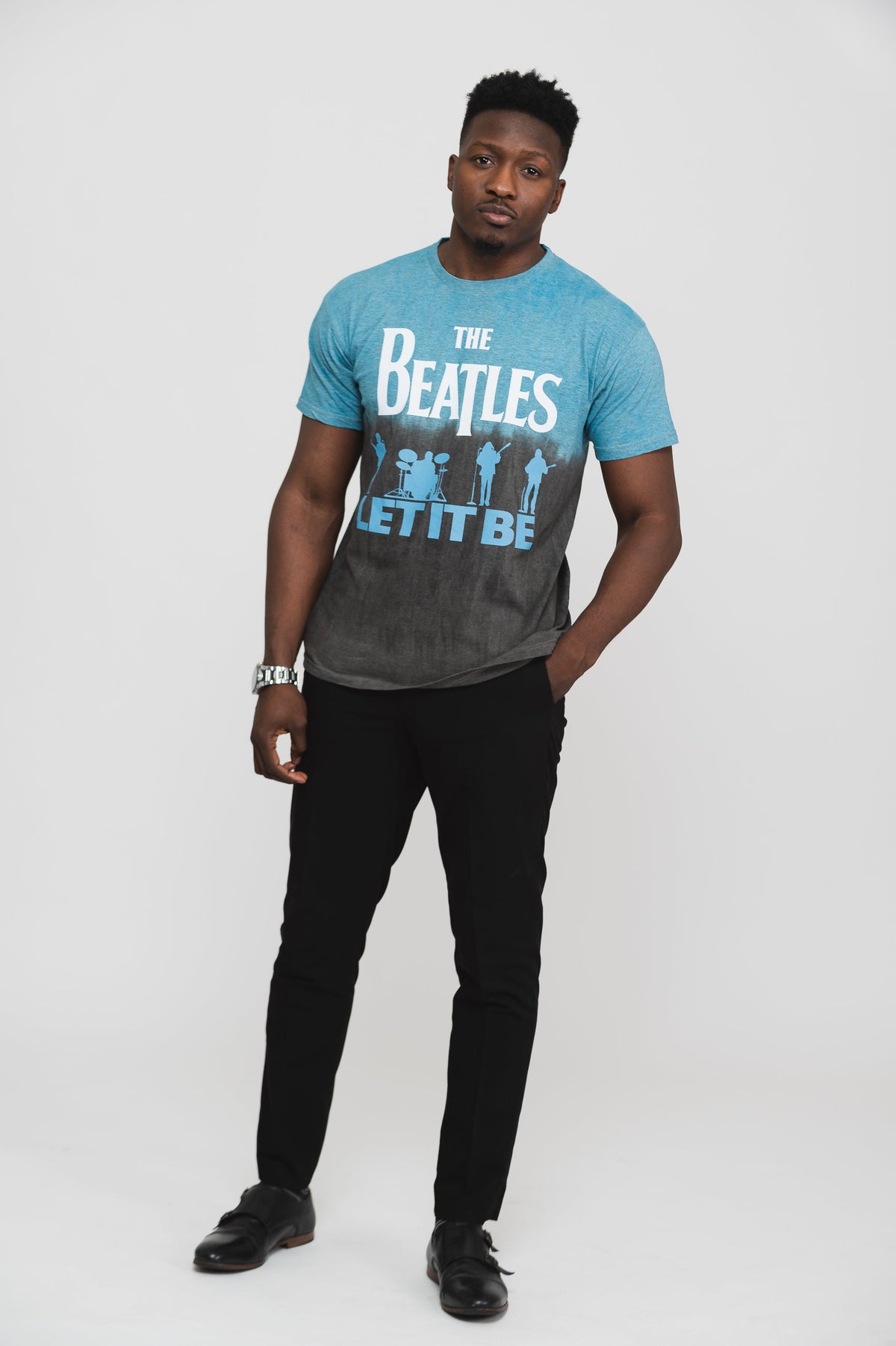 The Beatles Let It Be Split Dip Dye Tee product image 4