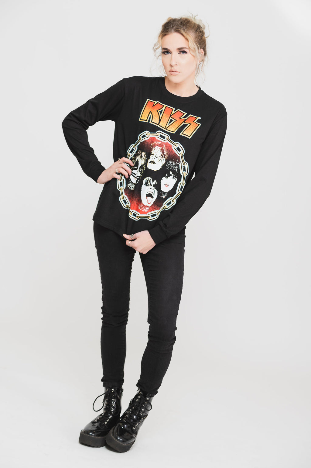 Kiss You Wanted The Best Long Sleeve T Shirt product image 5