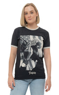 Tupac Flag Photo Ringer T Shirt product image 1
