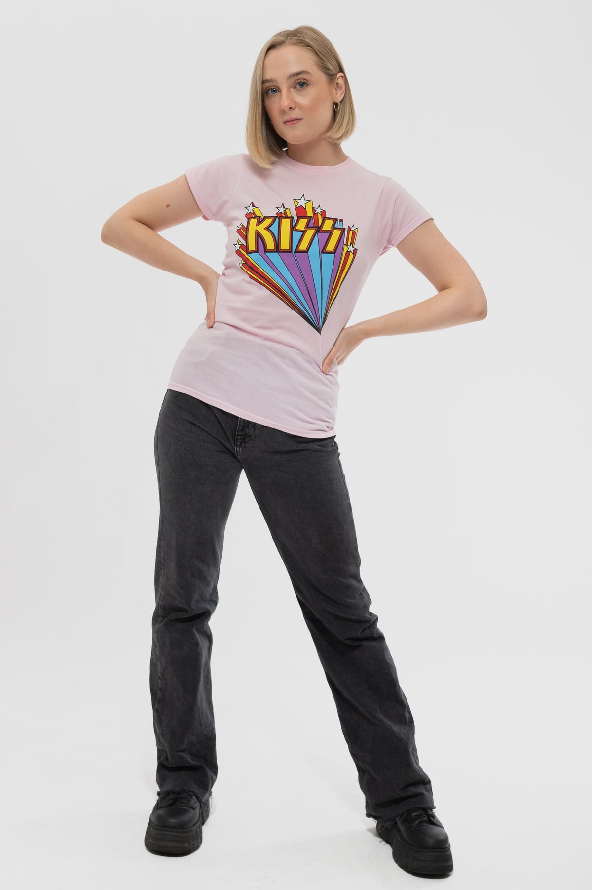KISS Vintage Stars Skinny T Shirt product image 5