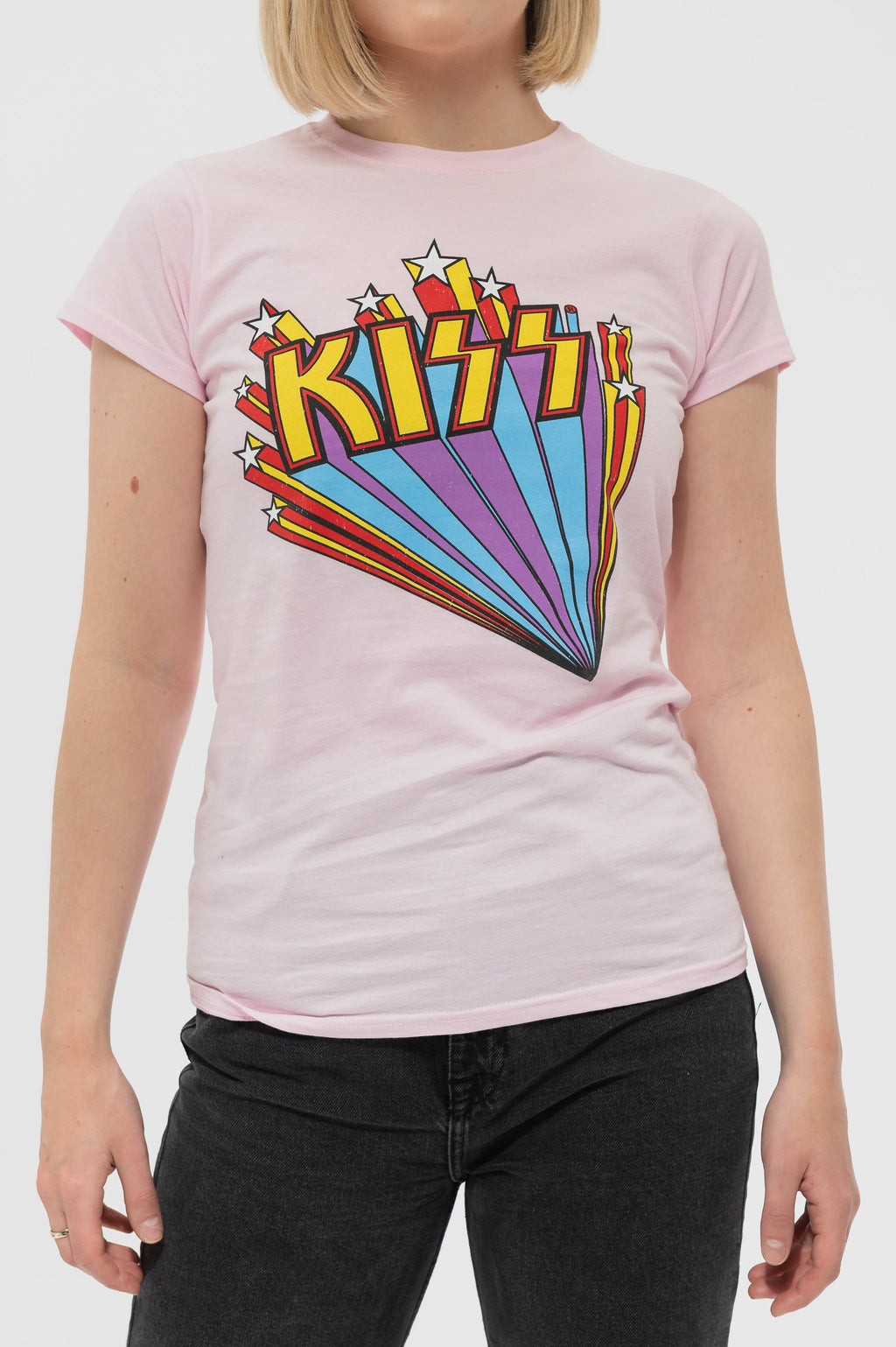 KISS Vintage Stars Skinny T Shirt product image 3