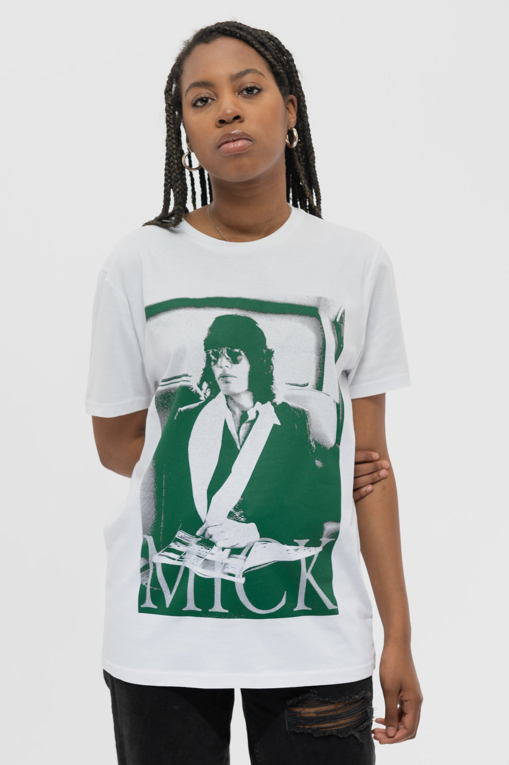 The Rolling Stones Retro Mick Jagger Photo T Shirt product image 1
