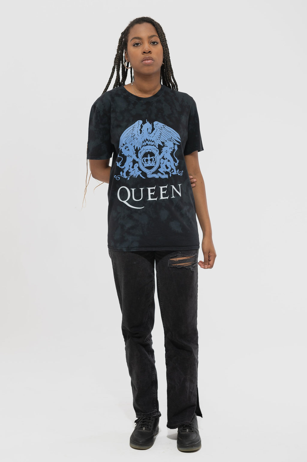 Queen Blue Crest Dip Dye T Shirt product image 2