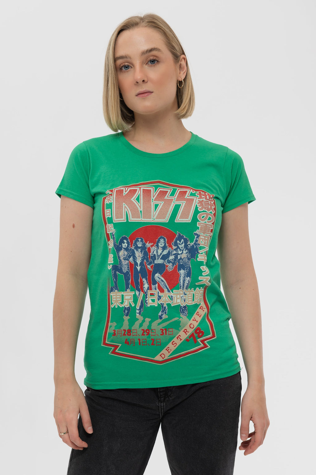 KISS Destroyer Tour 78 Skinny T Shirt product image 1