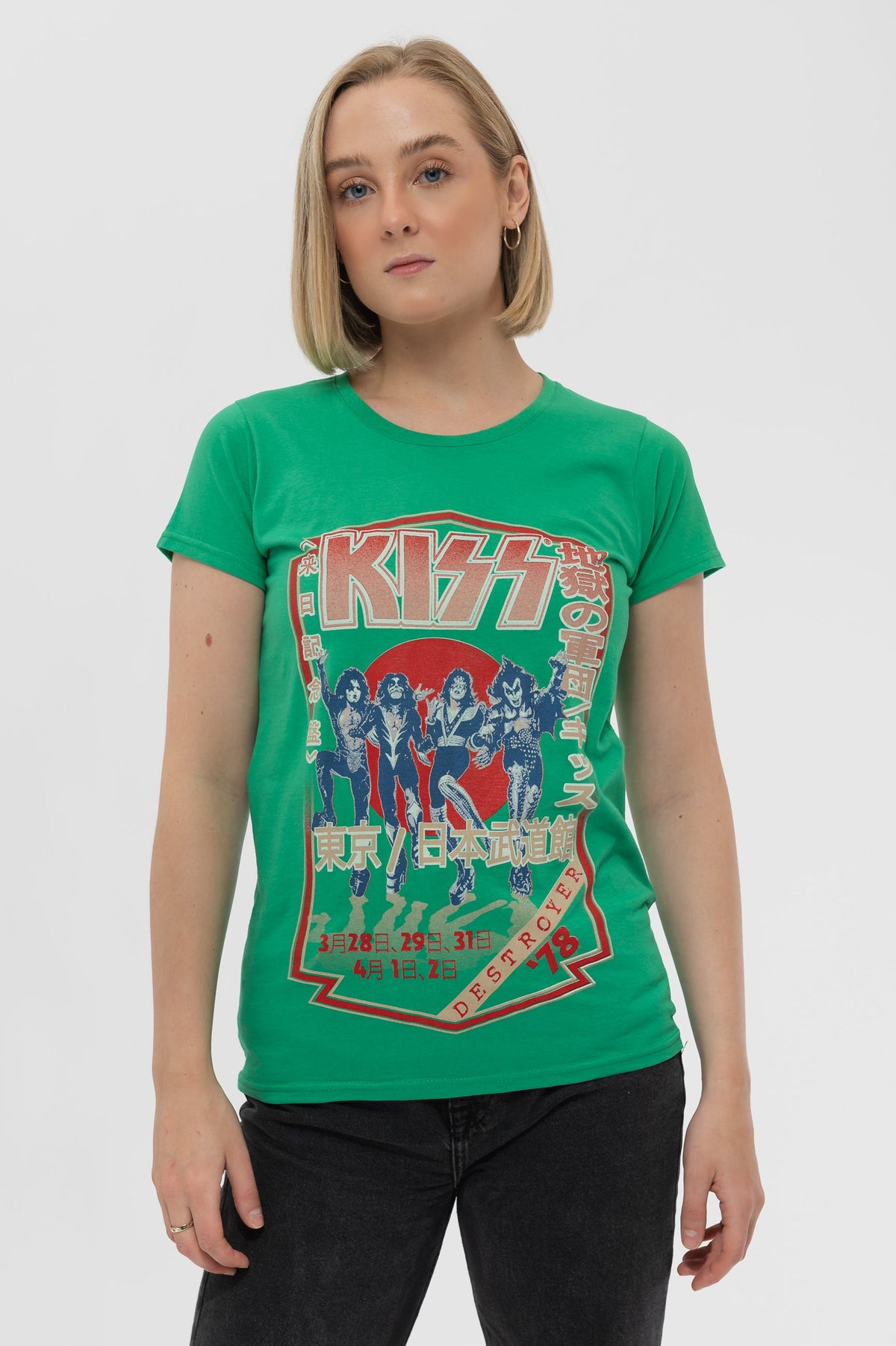 KISS Destroyer Tour 78 Skinny T Shirt product image 1