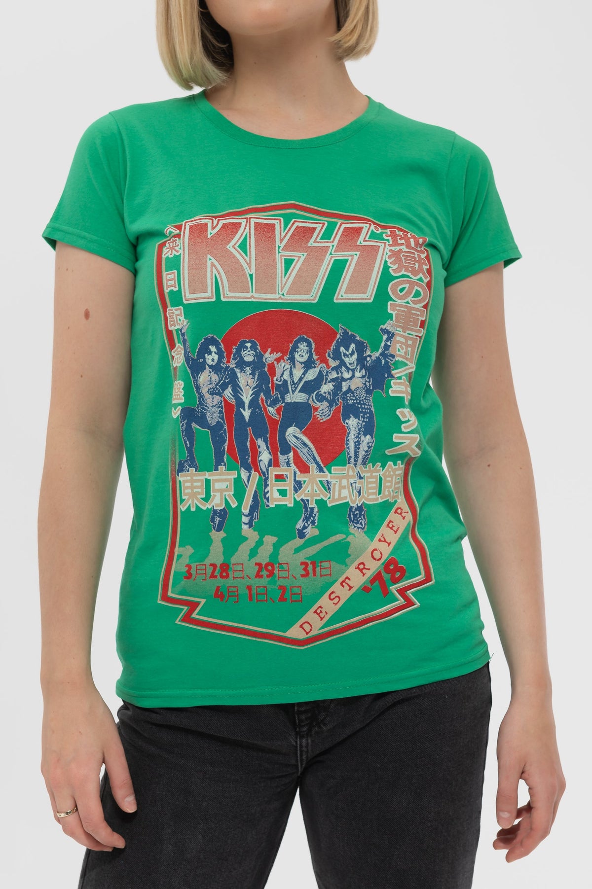 KISS Destroyer Tour 78 Skinny T Shirt product image 3