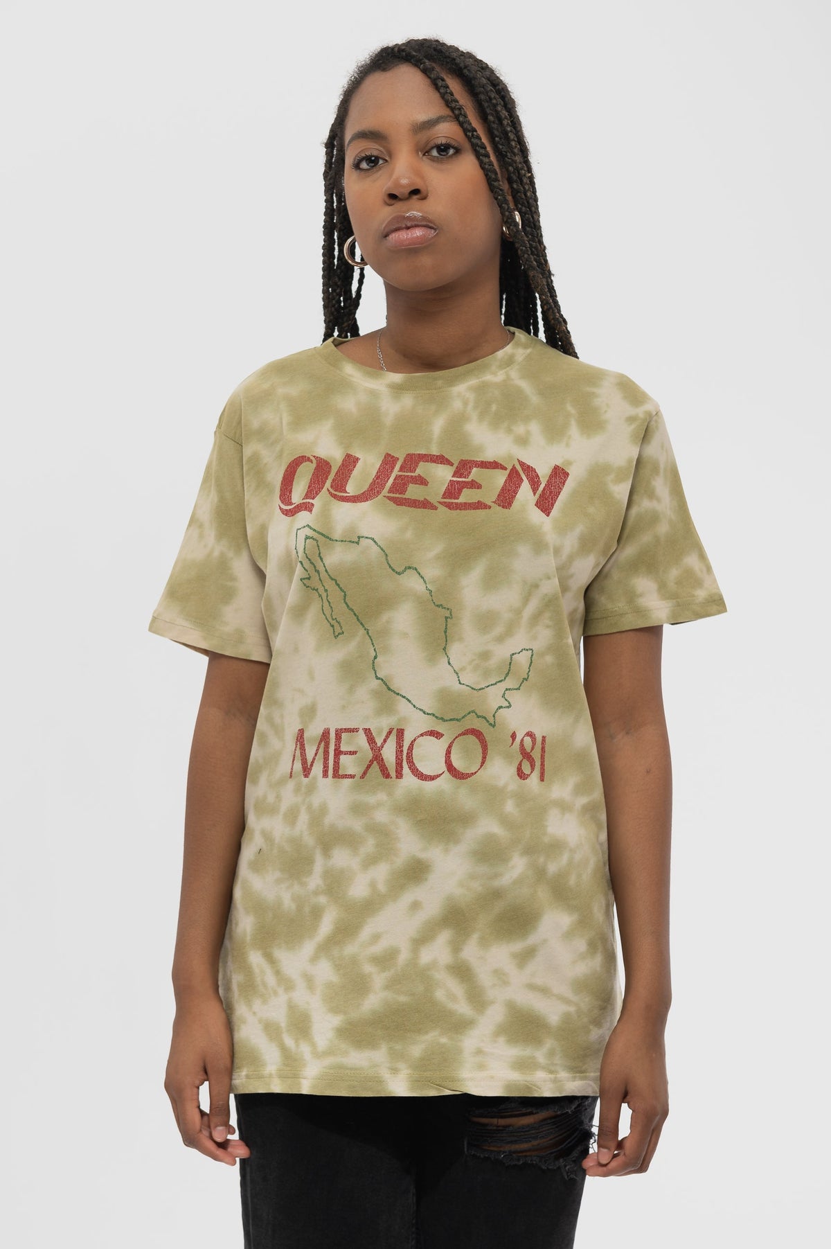 Queen Mexico 81 Tour Dip Dye T Shirt product image 1
