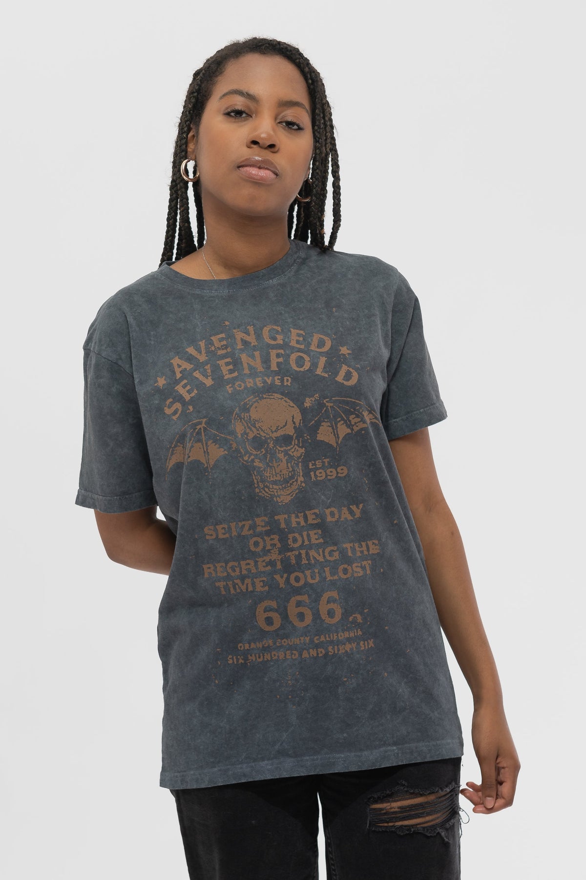 Avenged Sevenfold Seize The Day Dip Dye T Shirt product image 1