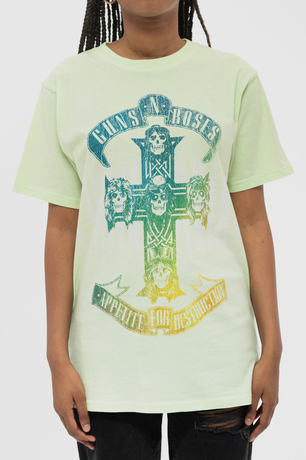 Guns N' Roses Use Your Illusion Tour Dip Dye Wash T Shirt product image 1
