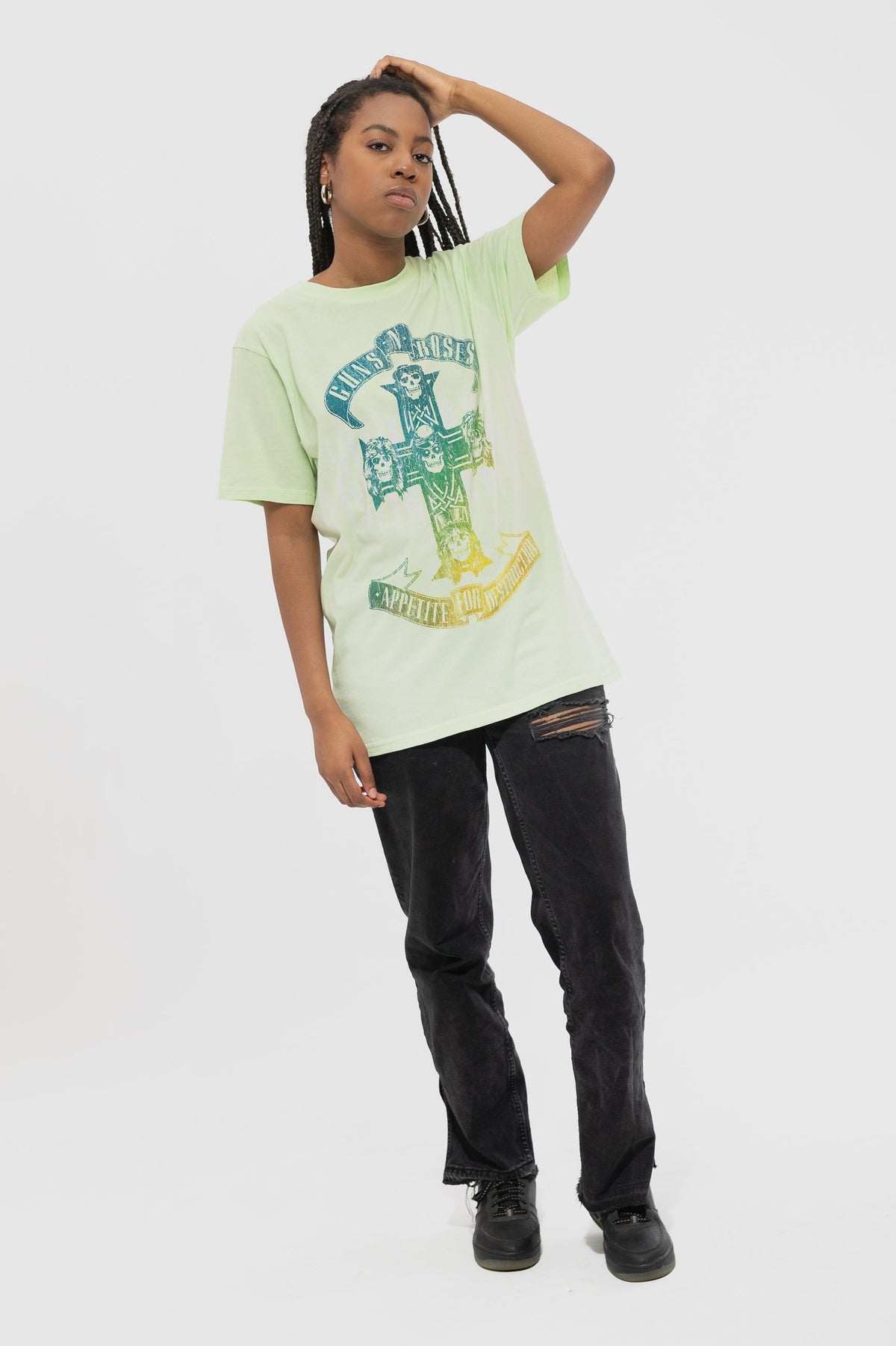 Guns N' Roses Use Your Illusion Tour Dip Dye Wash T Shirt product image 4