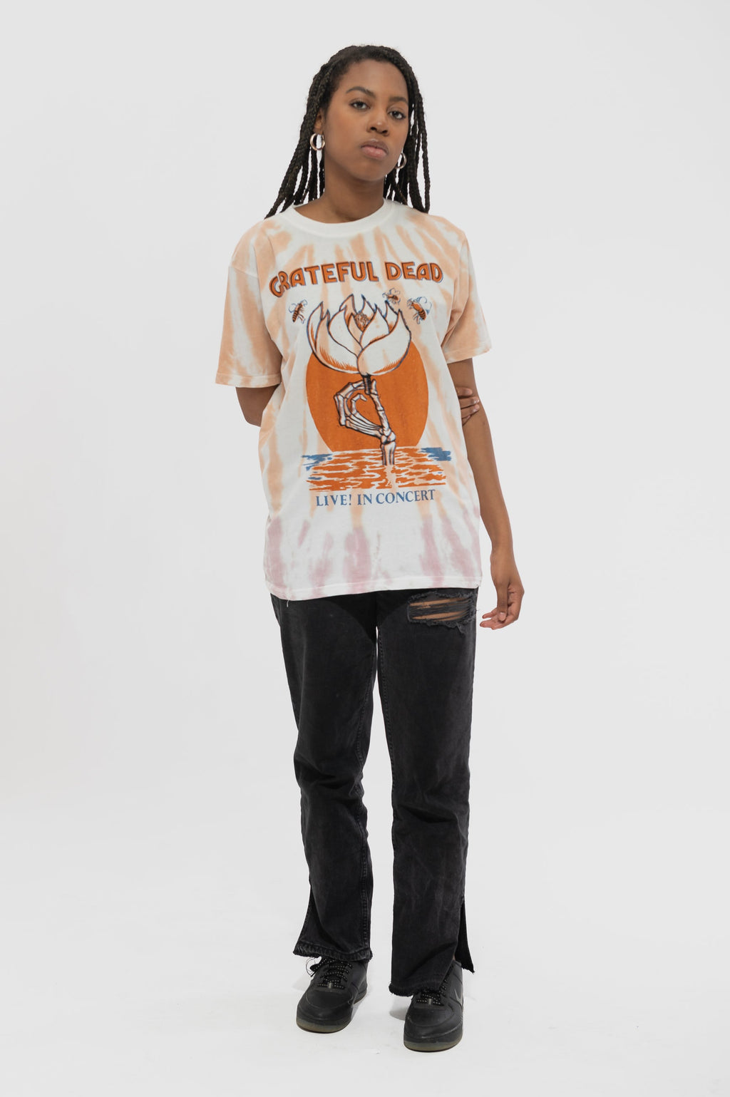 Grateful Dead Sugar Magnolia Dip Dye T Shirt product image 2