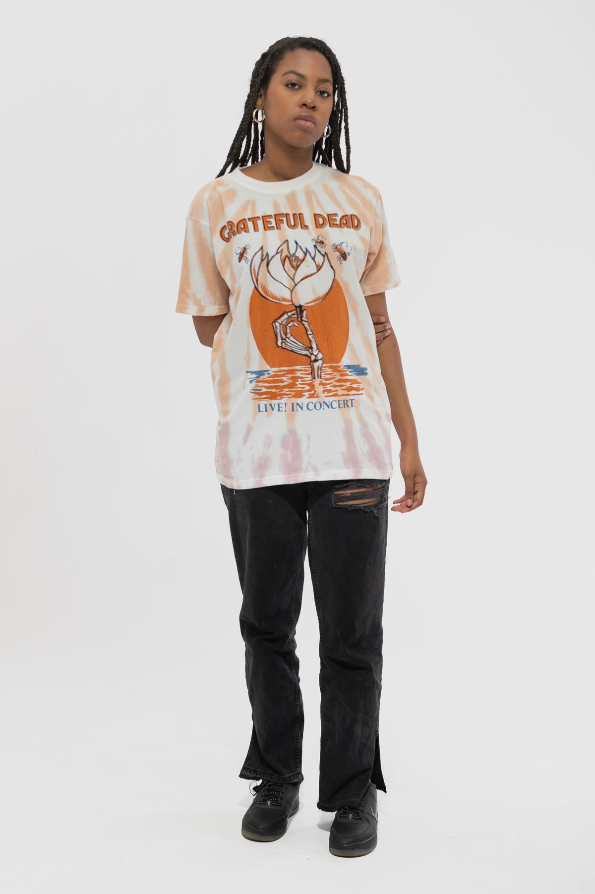 Grateful Dead Sugar Magnolia Dip Dye T Shirt product image 2