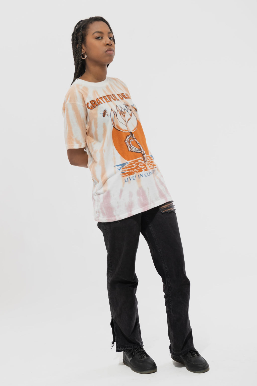 Grateful Dead Sugar Magnolia Dip Dye T Shirt product image 5