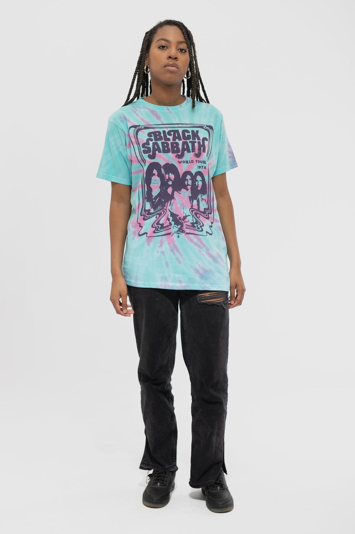 Black Sabbath World Tour 78 Tie Dye T Shirt product image 2