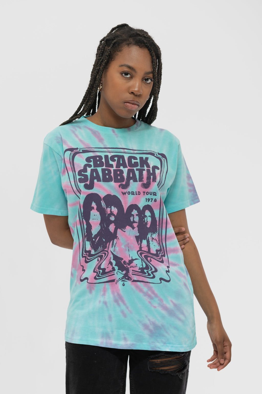 Black Sabbath World Tour 78 Tie Dye T Shirt product image 1