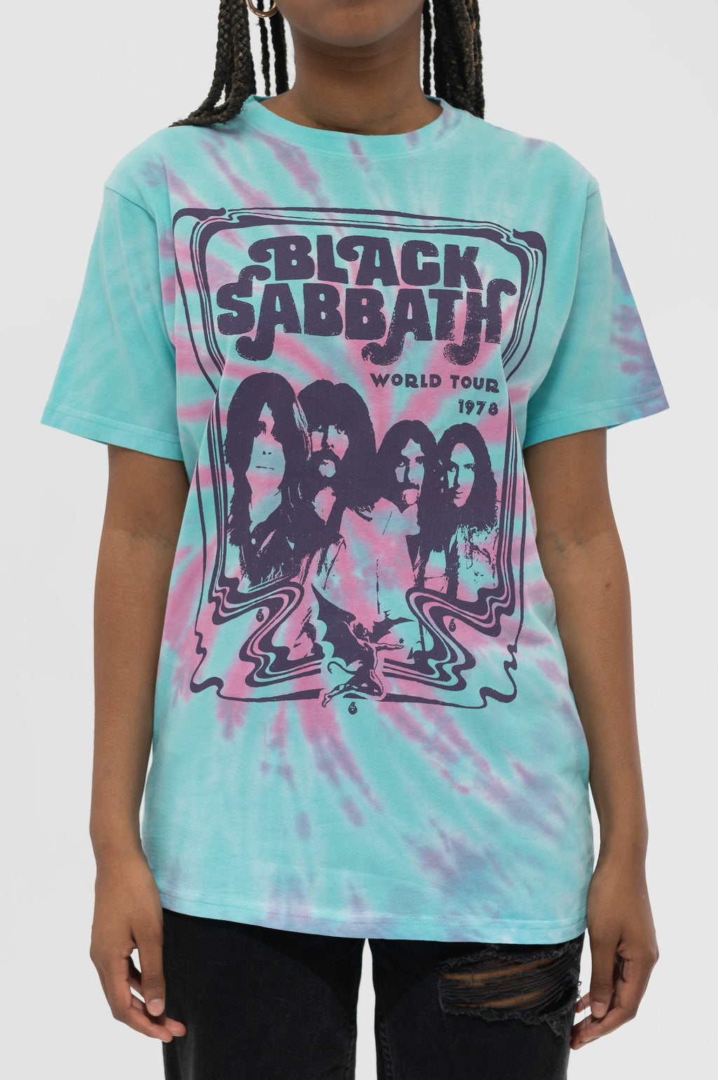 Black Sabbath World Tour 78 Tie Dye T Shirt product image 3