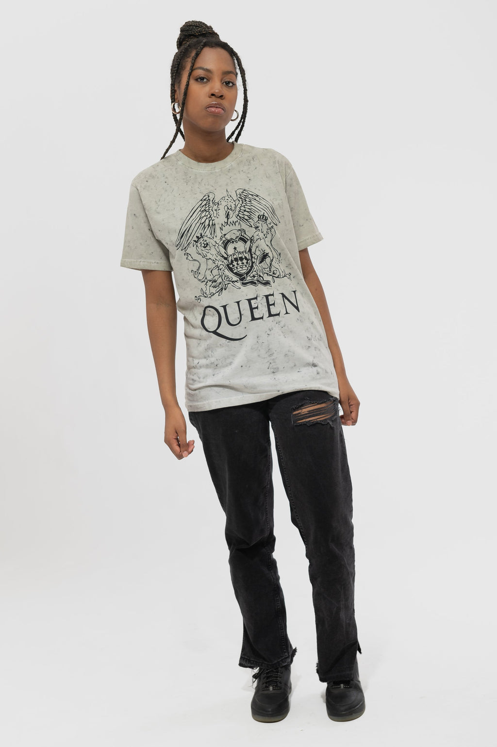 Queen Classic Crest Dip Dye T Shirt product image 2