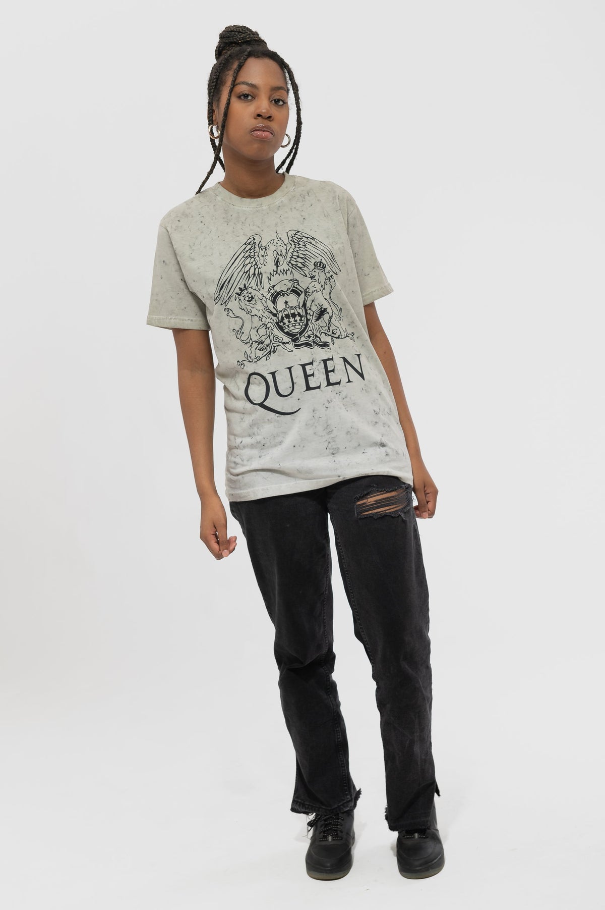 Queen Classic Crest Dip Dye T Shirt product image 2