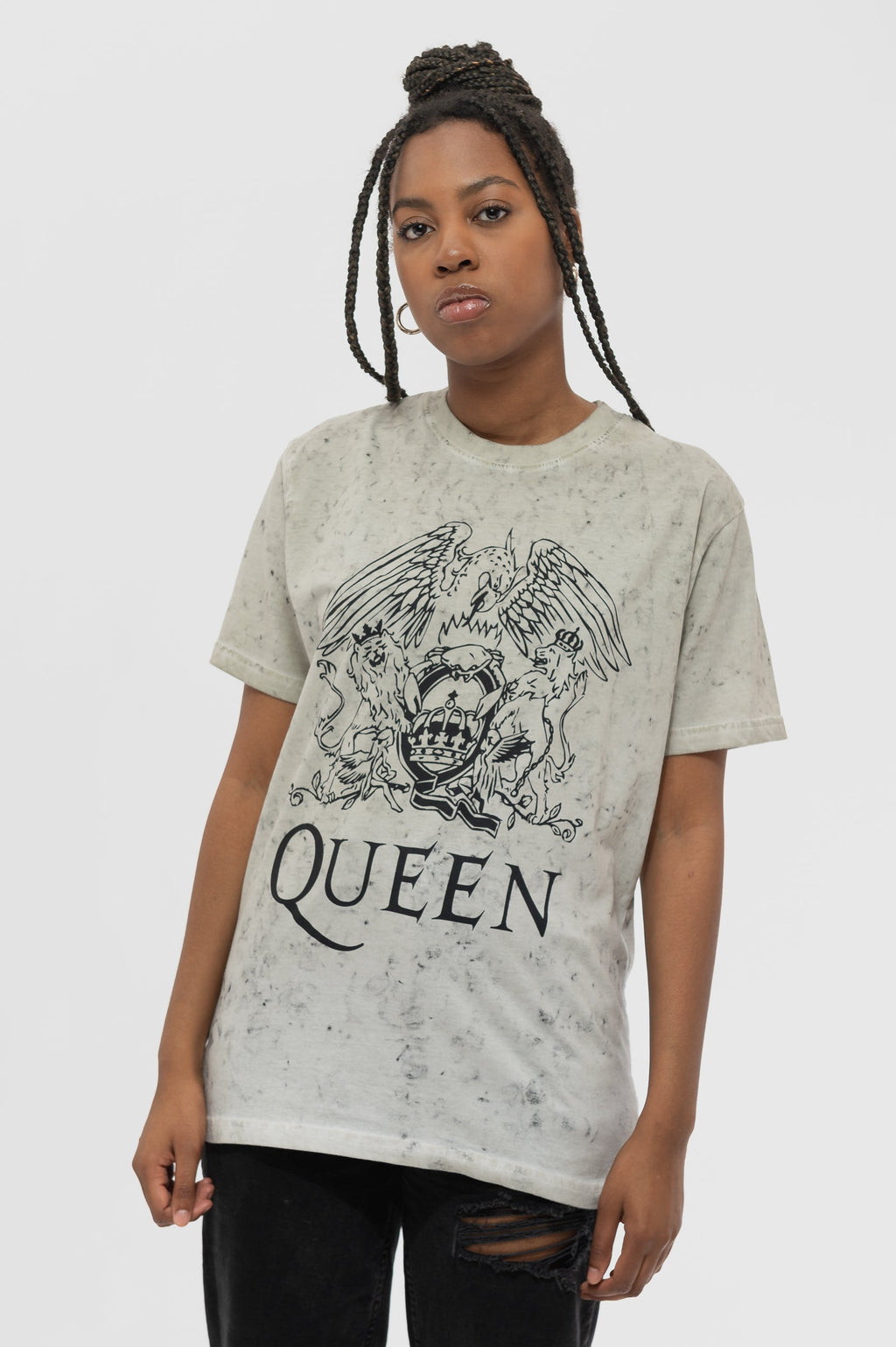 Queen Classic Crest Dip Dye T Shirt product image 1