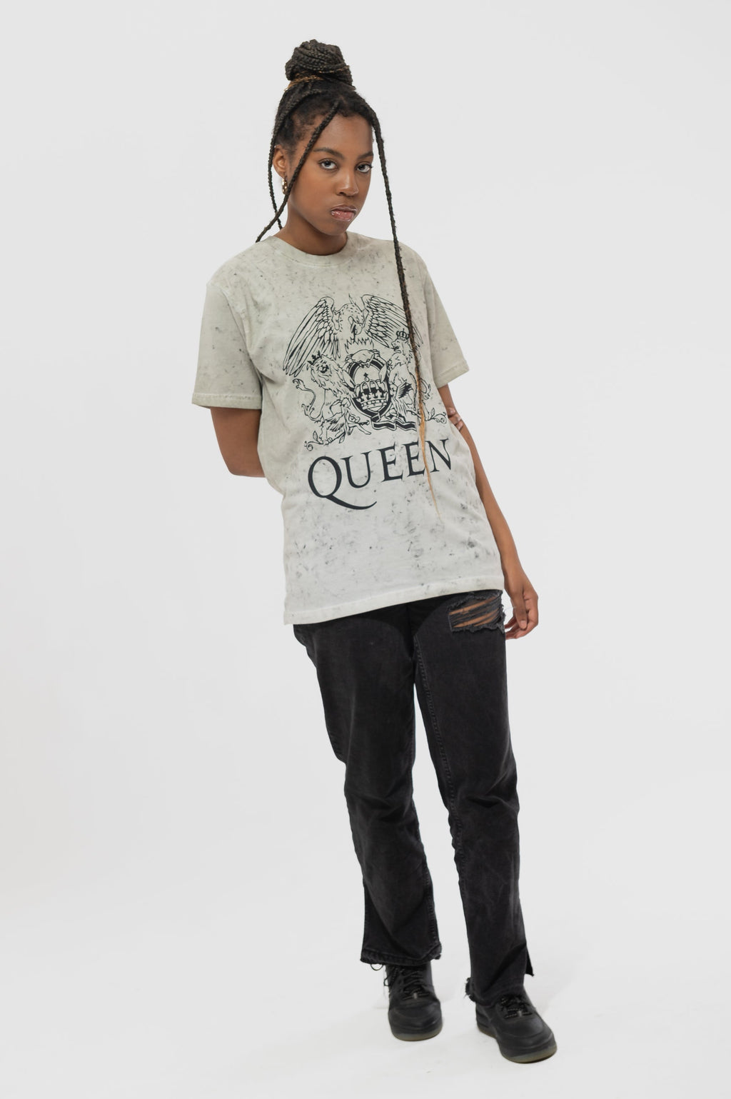 Queen Classic Crest Dip Dye T Shirt product image 5