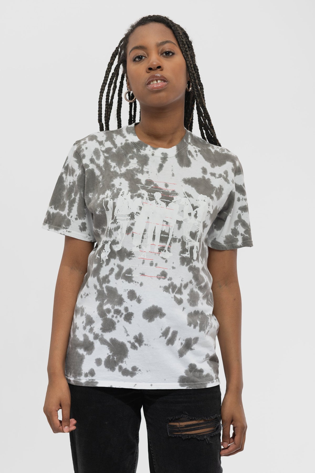 Yungblud Weird Tracklist Dip Dye T Shirt product image 1