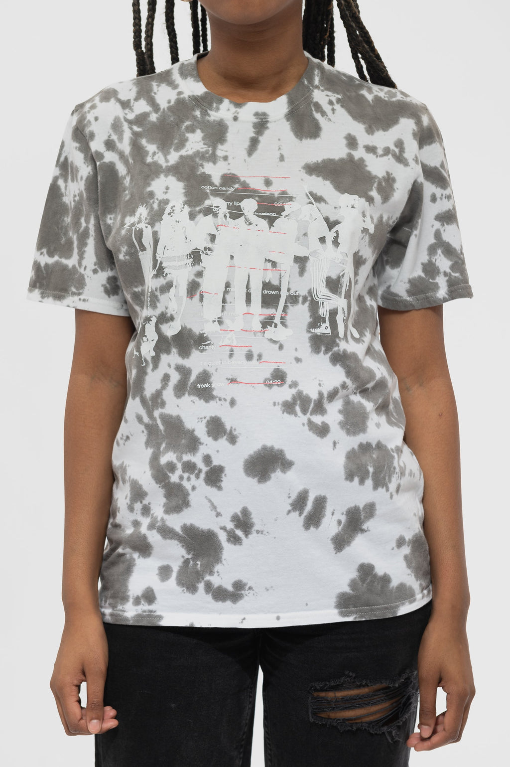 Yungblud Weird Tracklist Dip Dye T Shirt product image 3