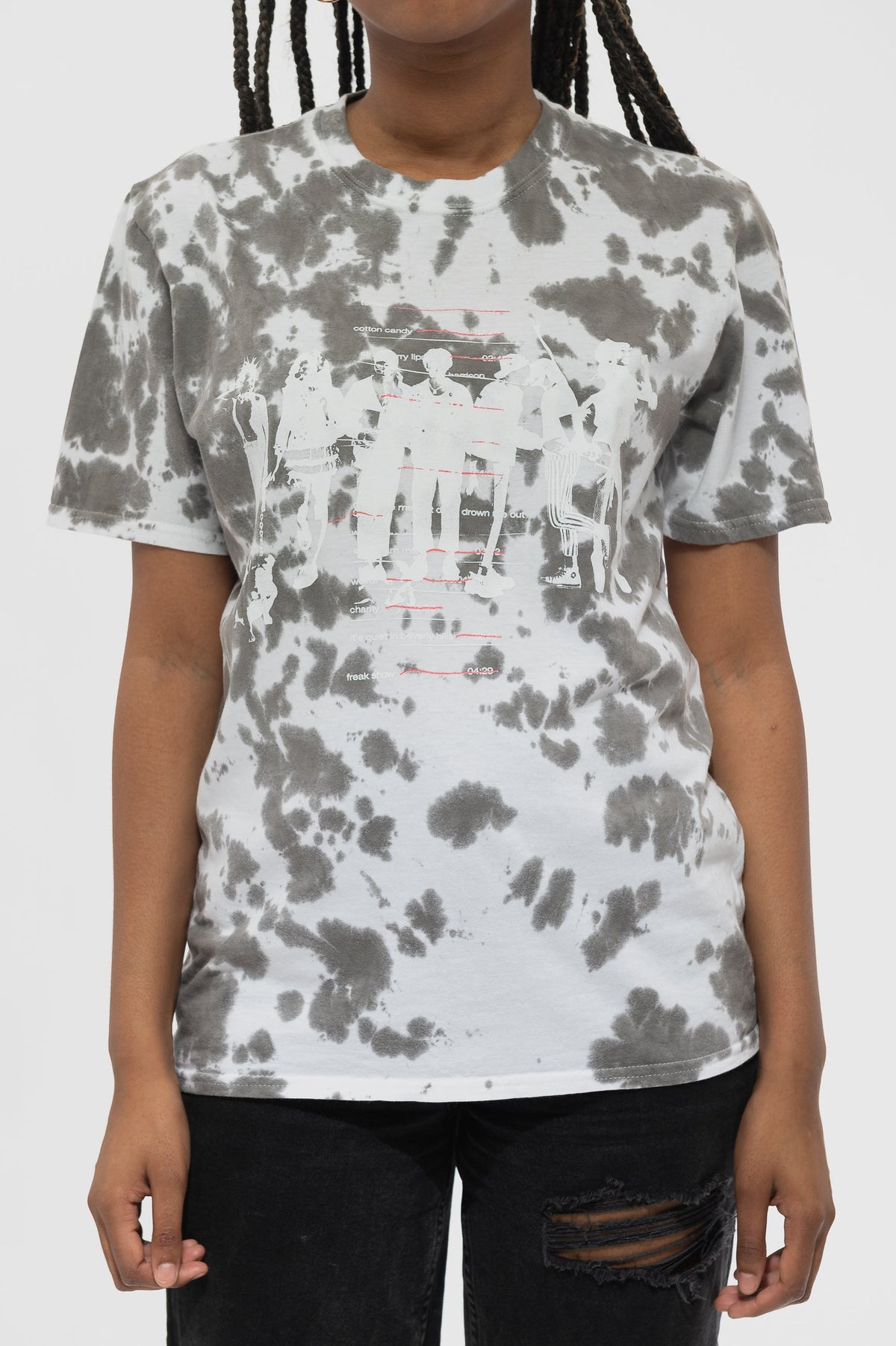 Yungblud Weird Tracklist Dip Dye T Shirt product image 3