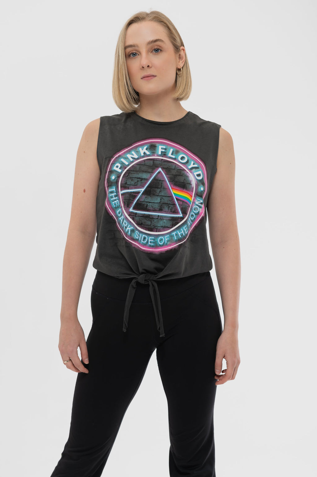 Pink Floyd Dark Side of the Moon Neon Sign Sleeveless T product image 1