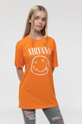 Nirvana Kids White Grunge Smile T Shirt product image 1