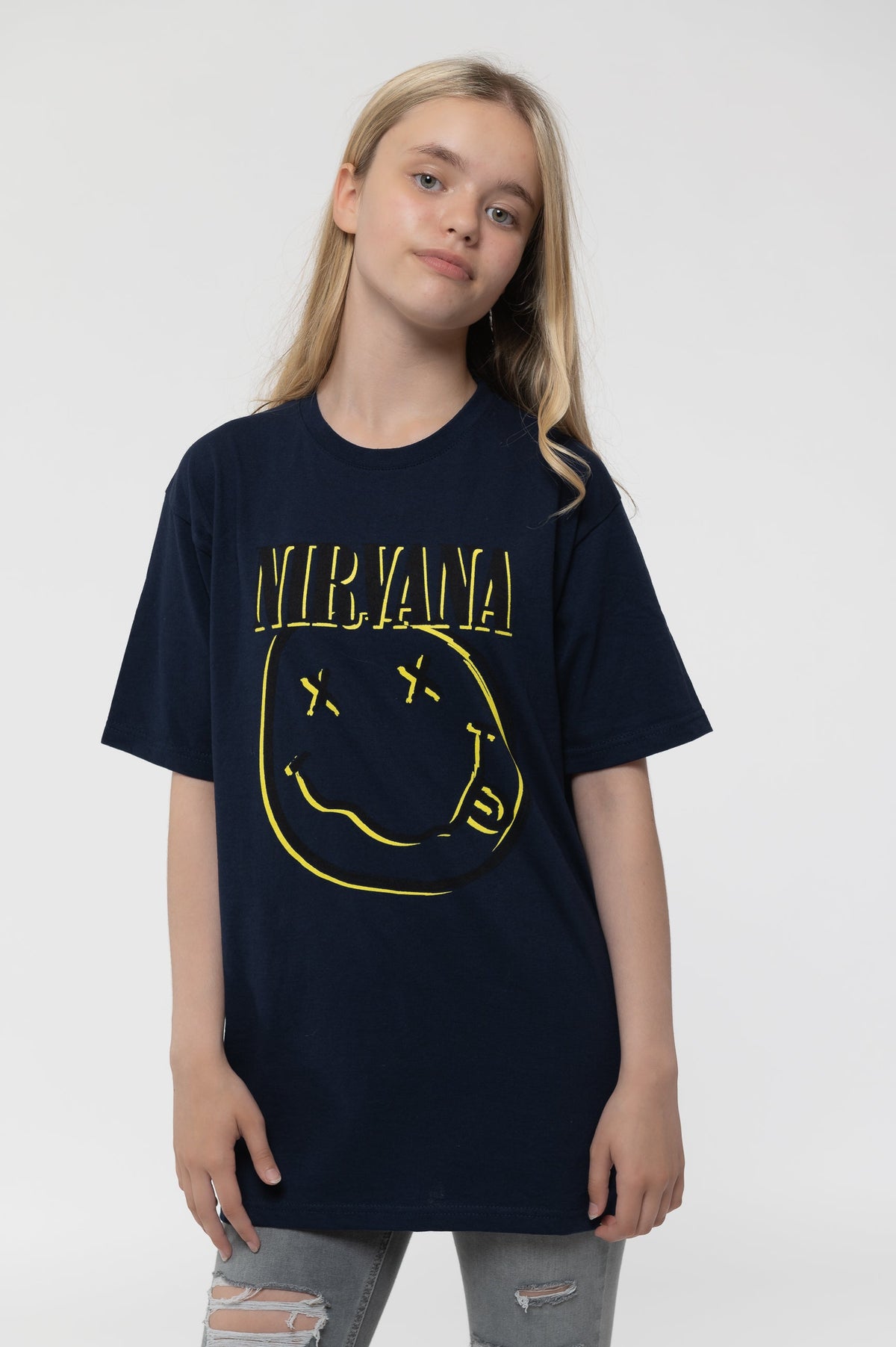 Nirvana Kids Inverse Grunge Smile T Shirt product image 1
