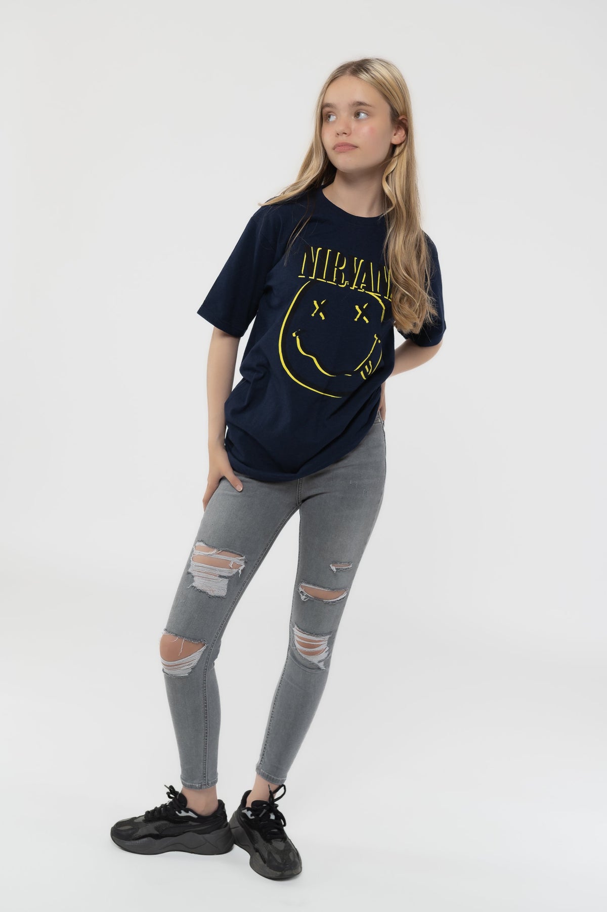 Nirvana Kids Inverse Grunge Smile T Shirt product image 5
