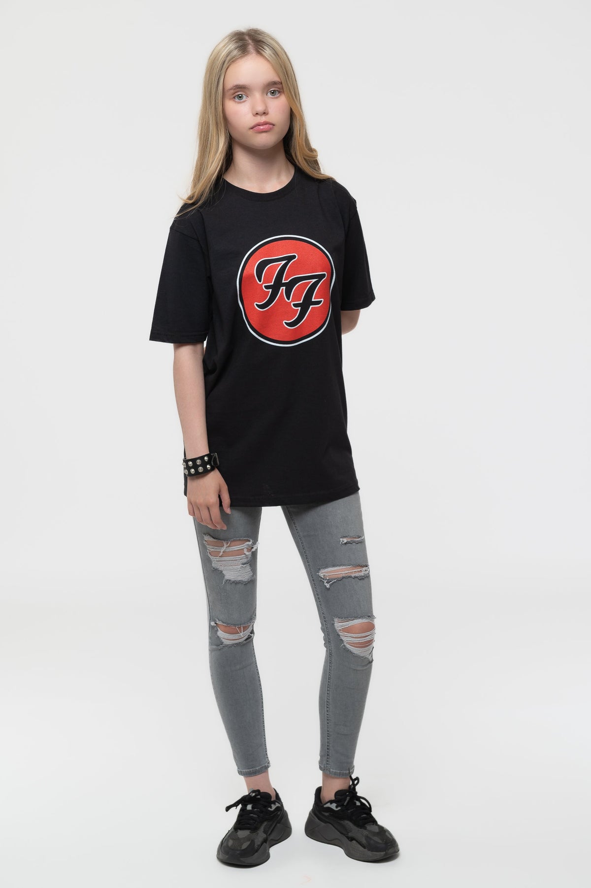Foo Fighters Kids FF Band Logo T Shirt product image 2