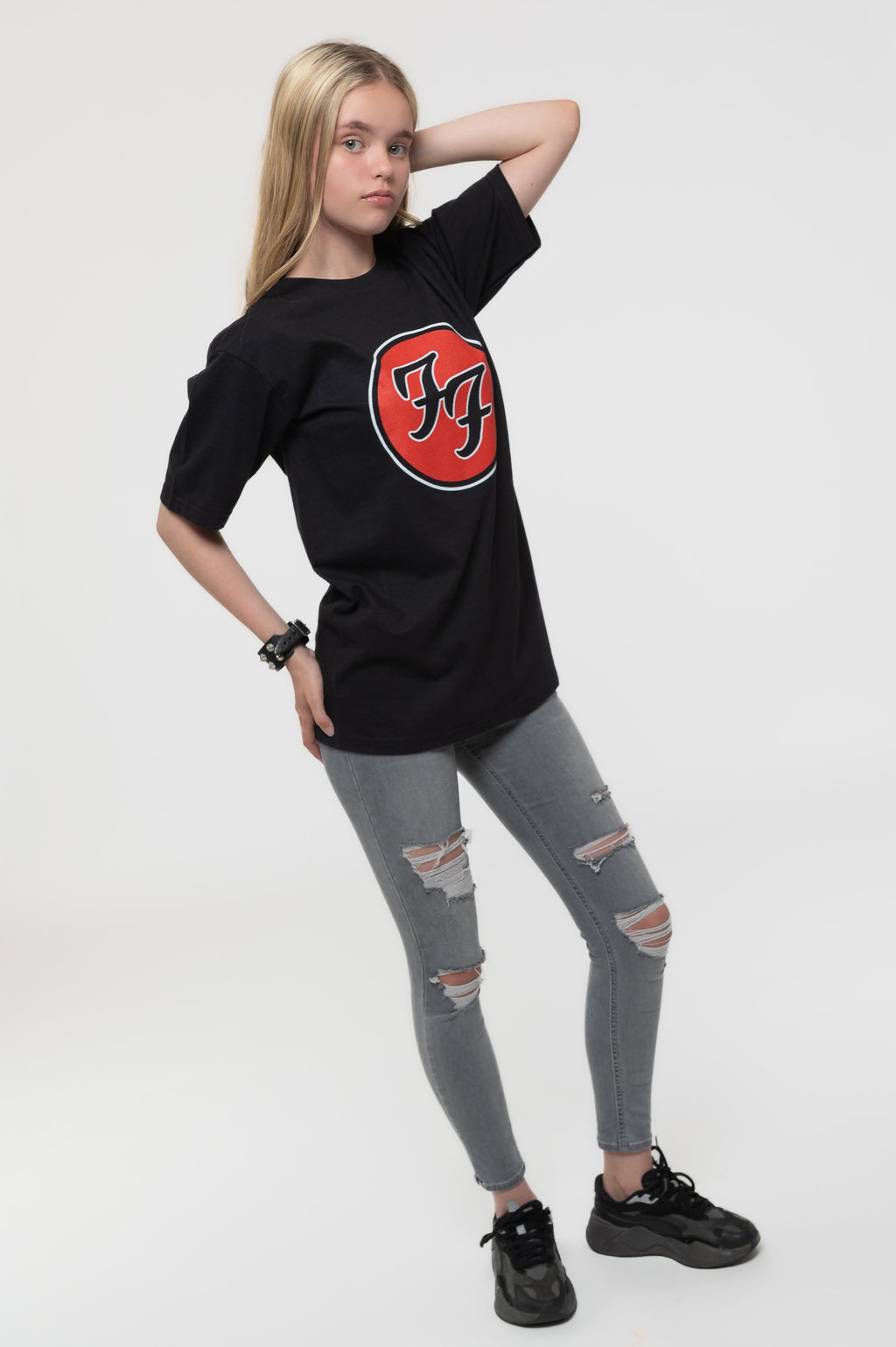 Foo Fighters Kids FF Band Logo T Shirt product image 5