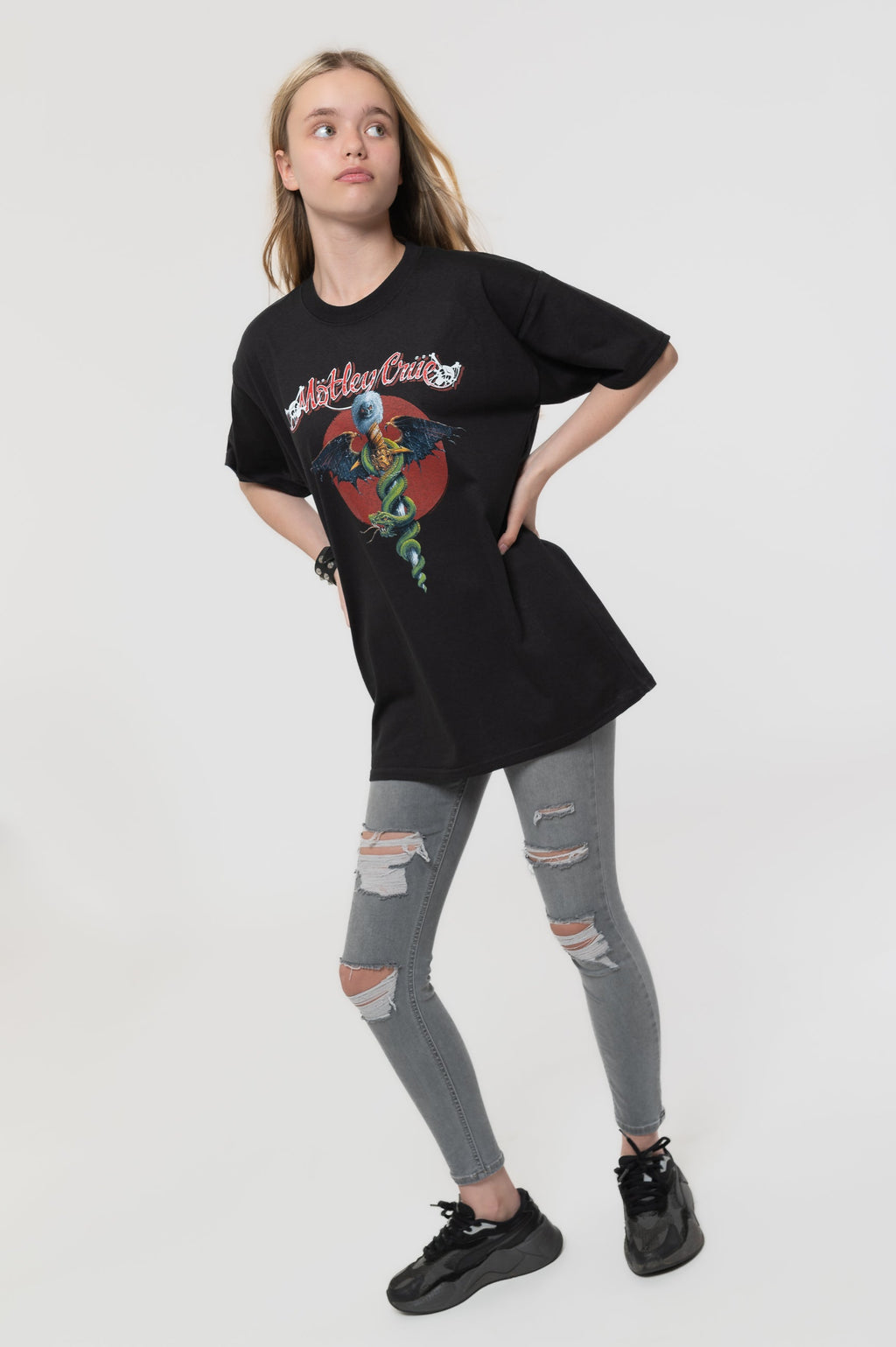 Motley Crue Kids Feelgood Red Circle Tee product image 5