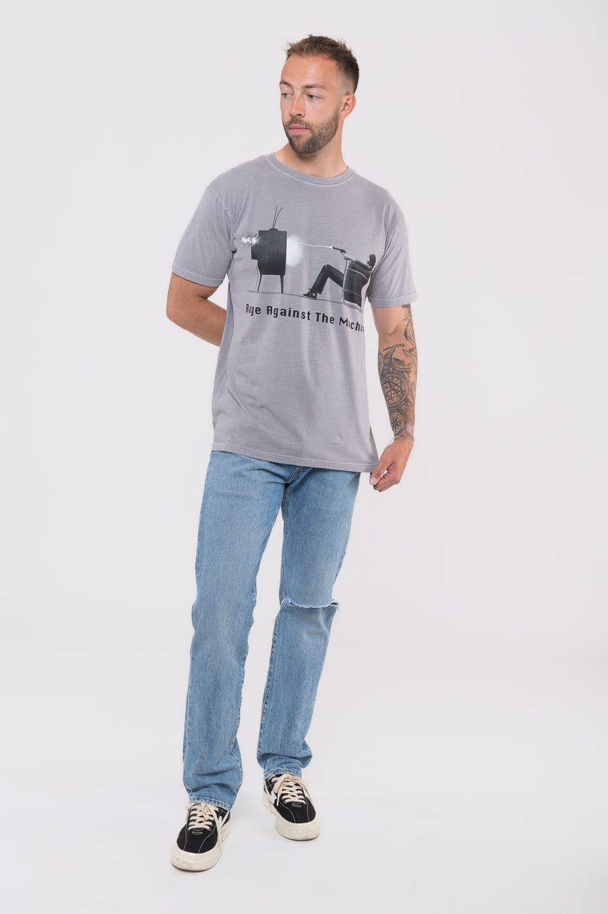 Rage Against The Machine Wont Do Dip Dye Mineral Wash T product image 2