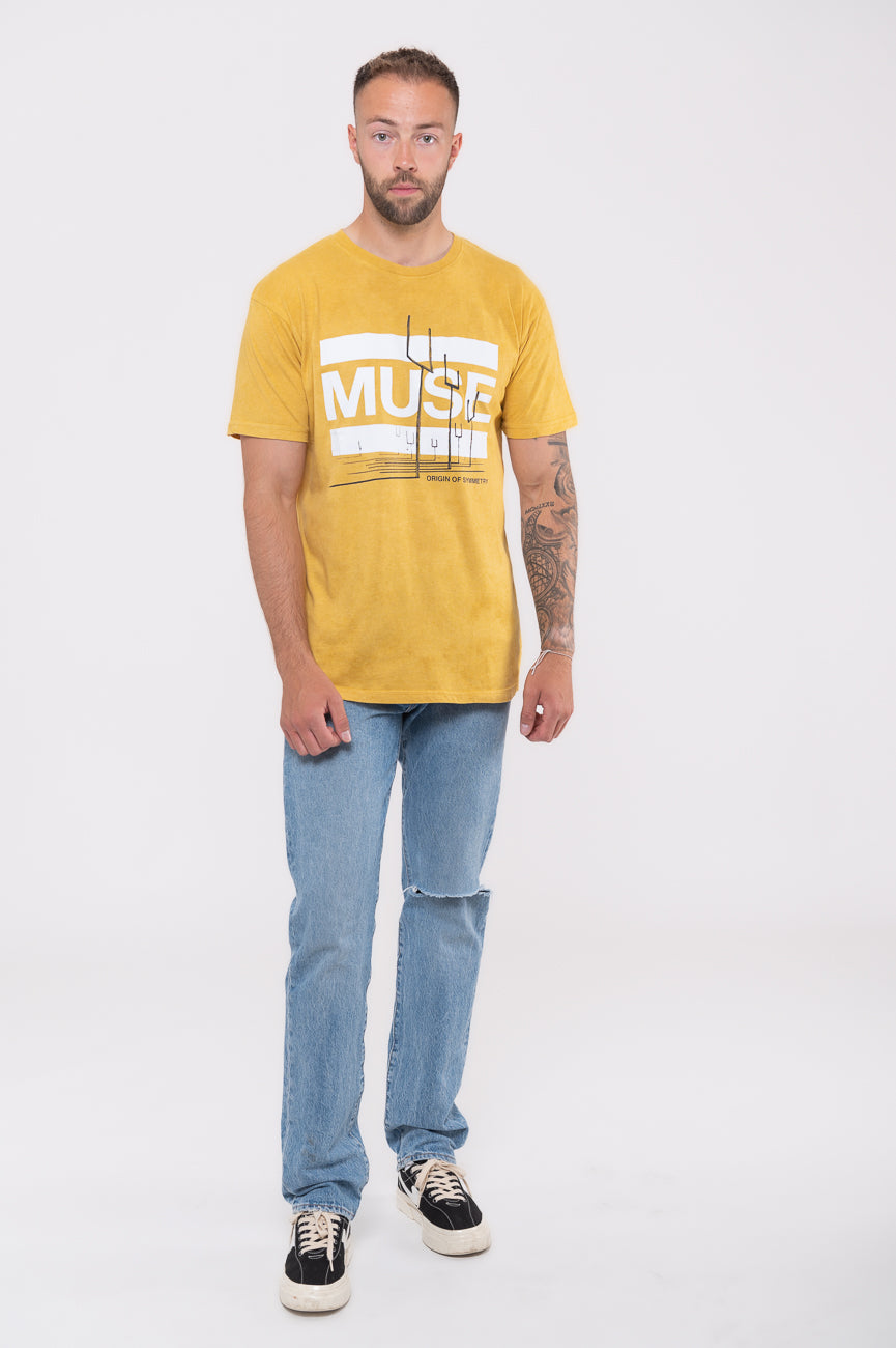 Muse Origin of Symmetry Dip Dye Mineral Wash T Shirt product image 2