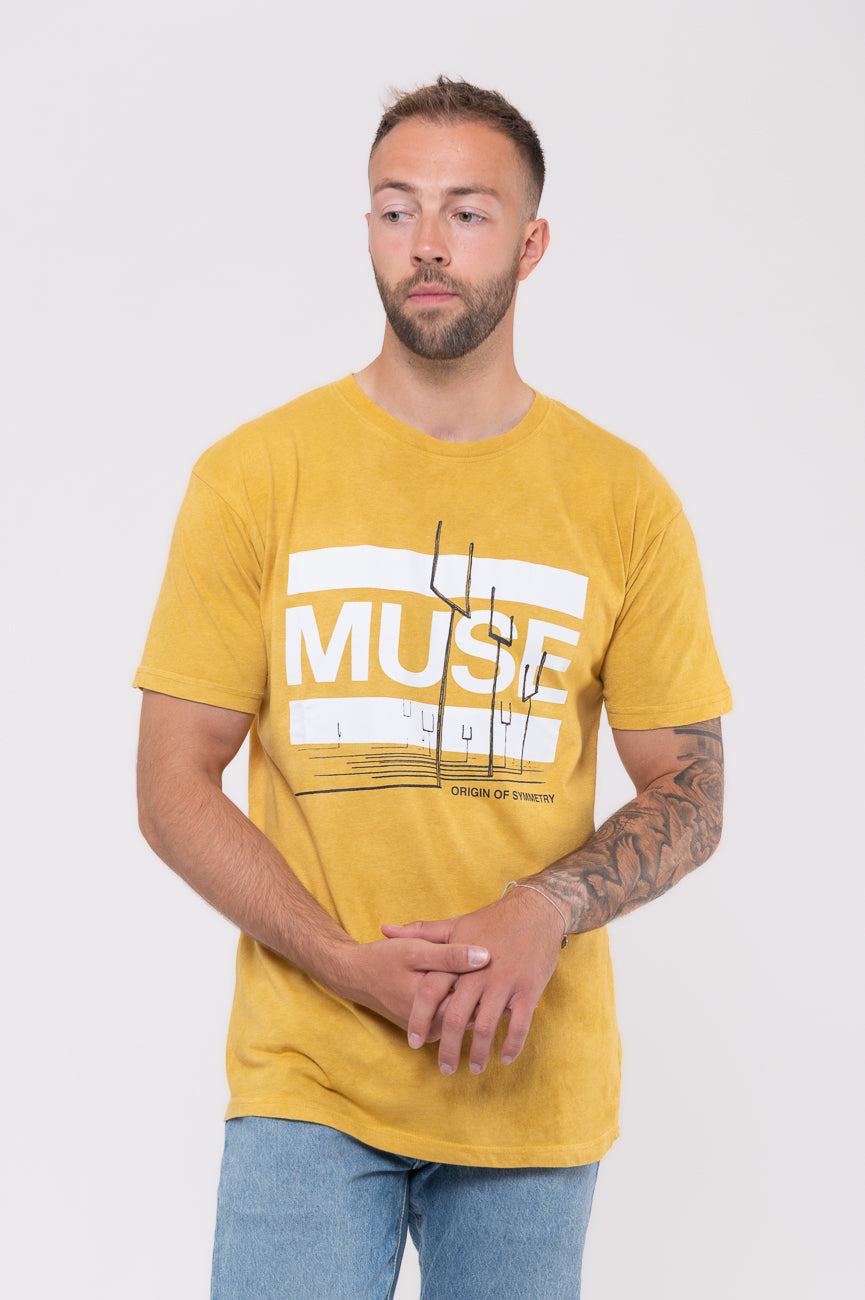 Muse Origin of Symmetry Dip Dye Mineral Wash T Shirt product image 1