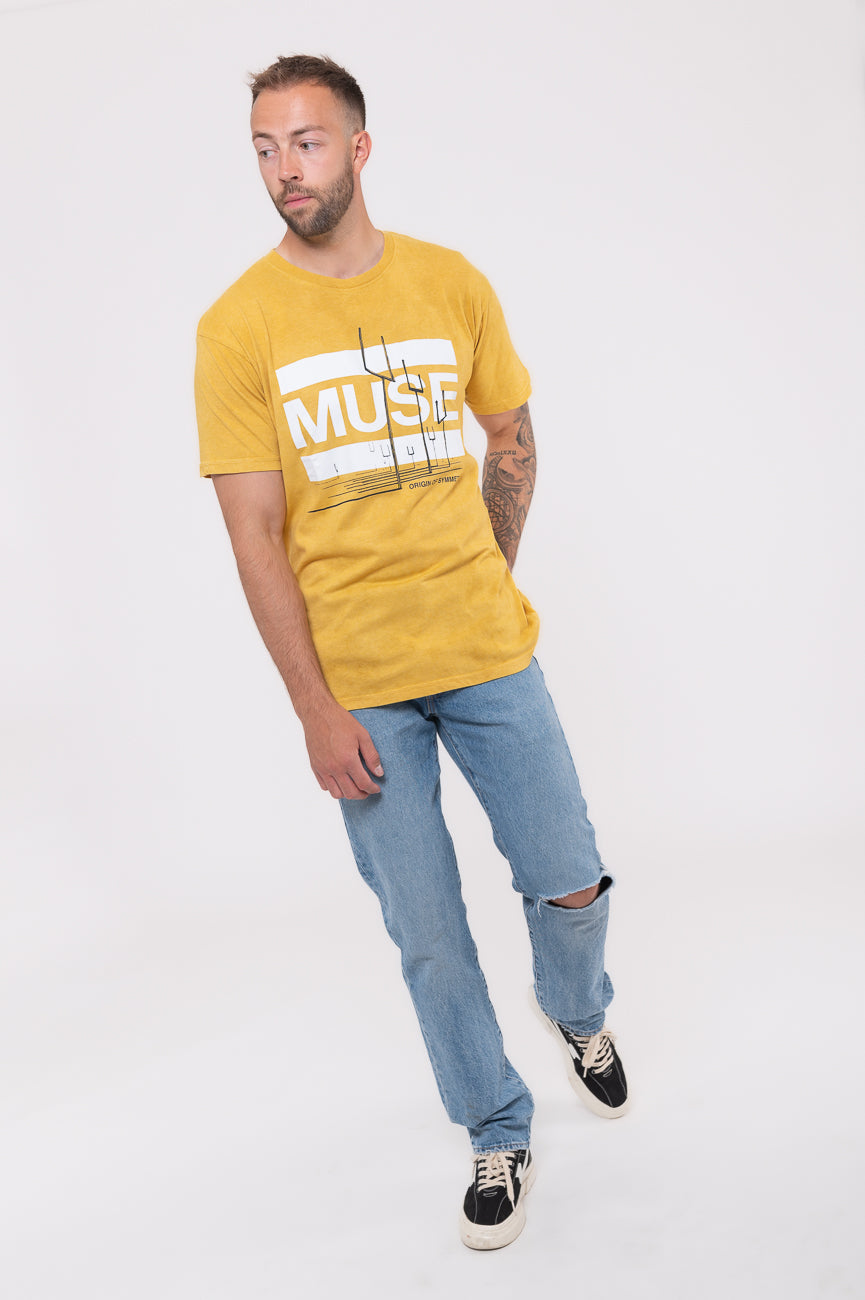 Muse Origin of Symmetry Dip Dye Mineral Wash T Shirt product image 5