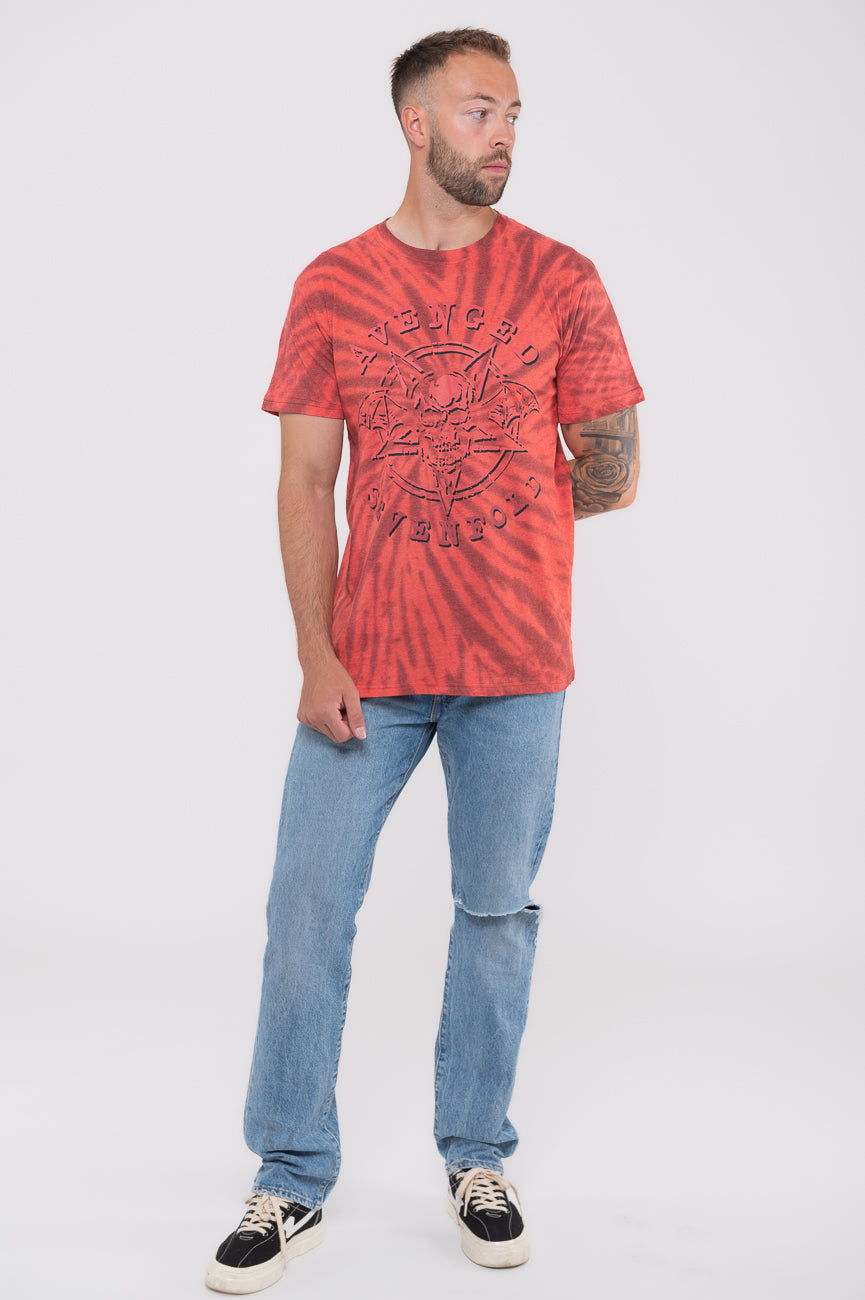 Avenged Sevenfold Pent Up Dip Dye T Shirt product image 2
