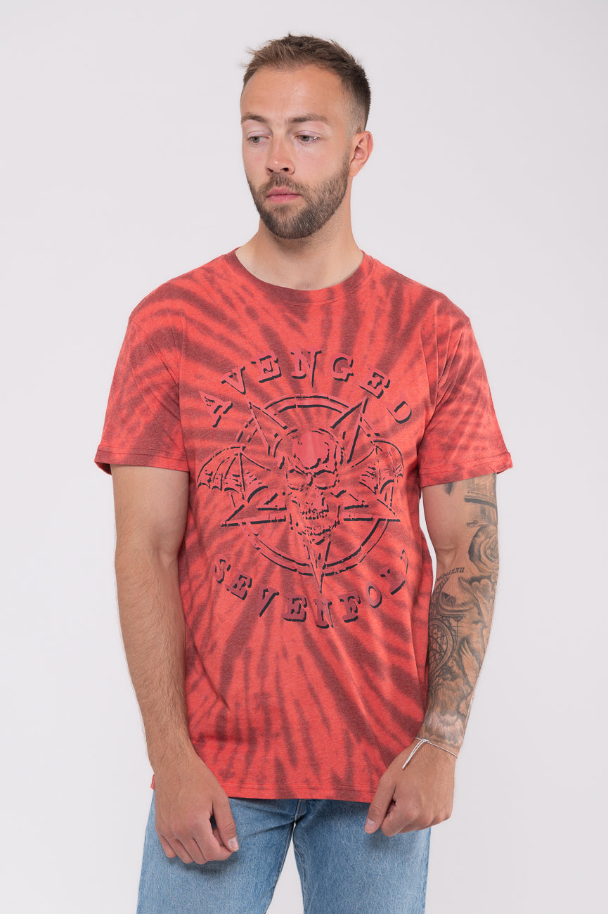 Avenged Sevenfold Pent Up Dip Dye T Shirt product image 1