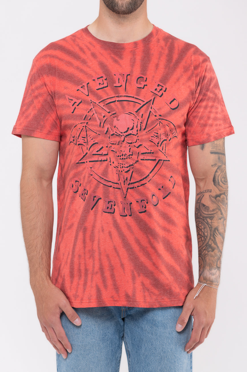 Avenged Sevenfold Pent Up Dip Dye T Shirt product image 3
