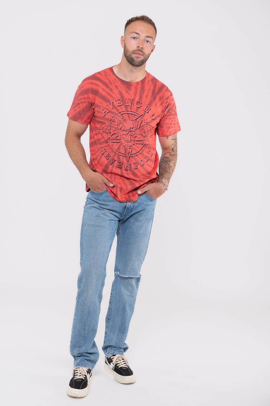 Avenged Sevenfold Pent Up Dip Dye T Shirt product image 5