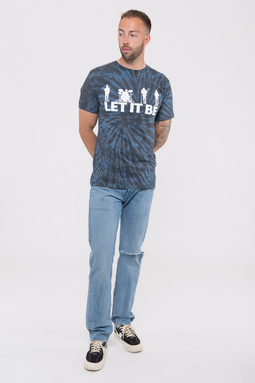 The Beatles Let It Be Silhouette Dip Dye Tee product image 2