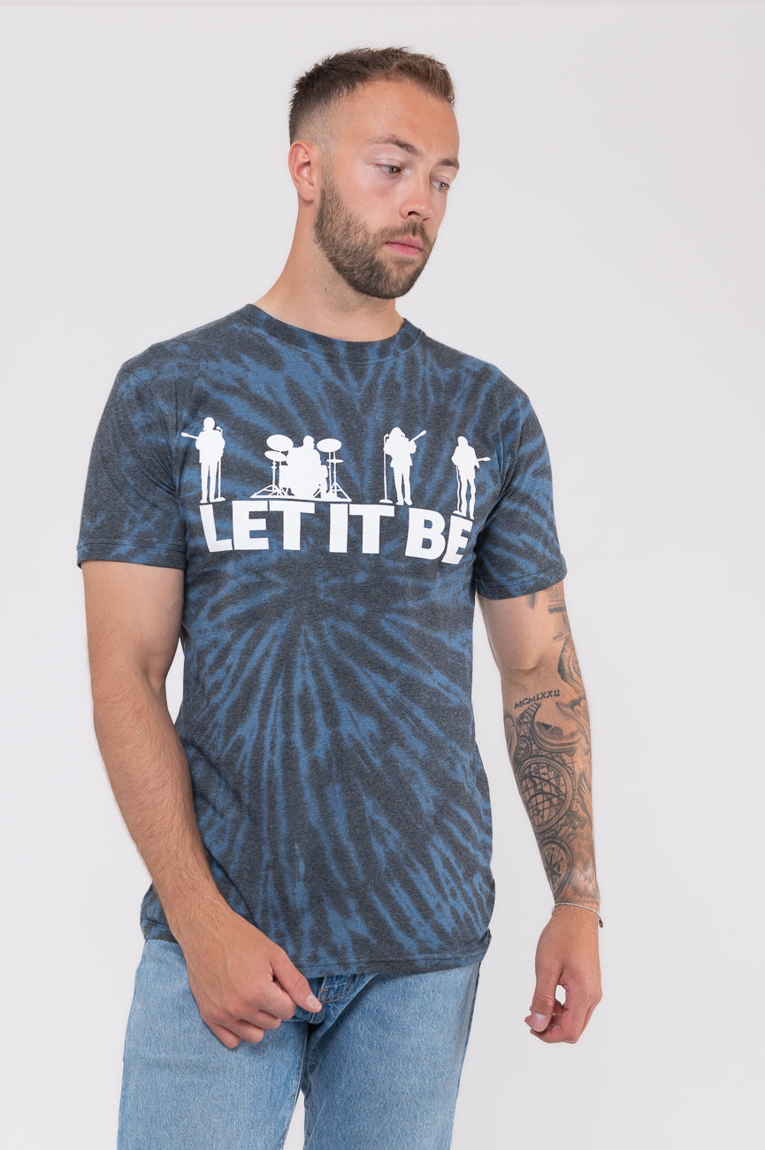 The Beatles Let It Be Silhouette Dip Dye Tee product image 1