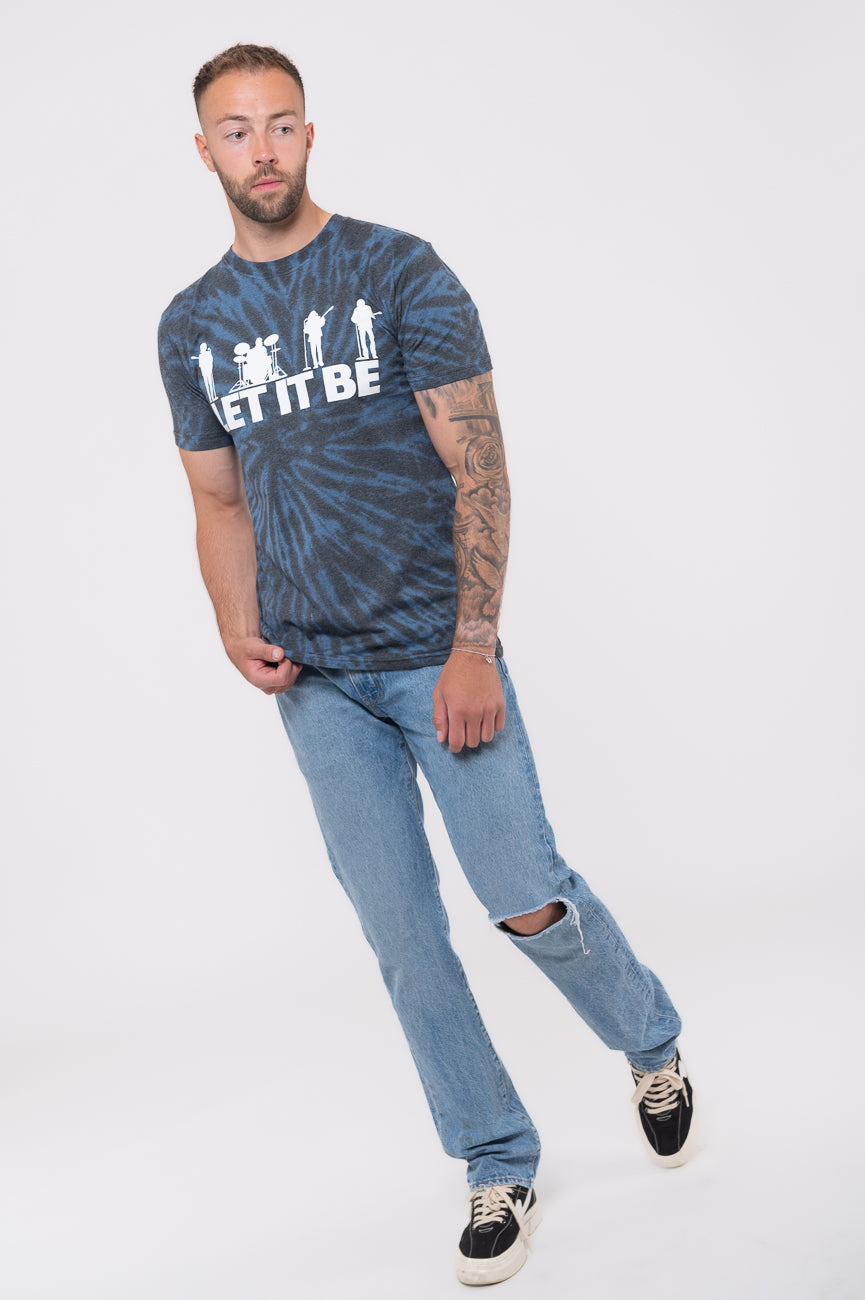 The Beatles Let It Be Silhouette Dip Dye Tee product image 5