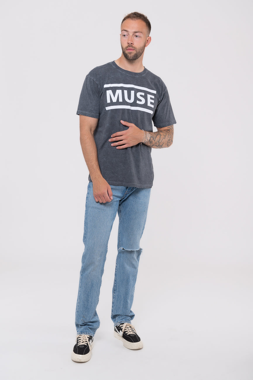 Muse Band Logo Dip Dye Wash T Shirt product image 2