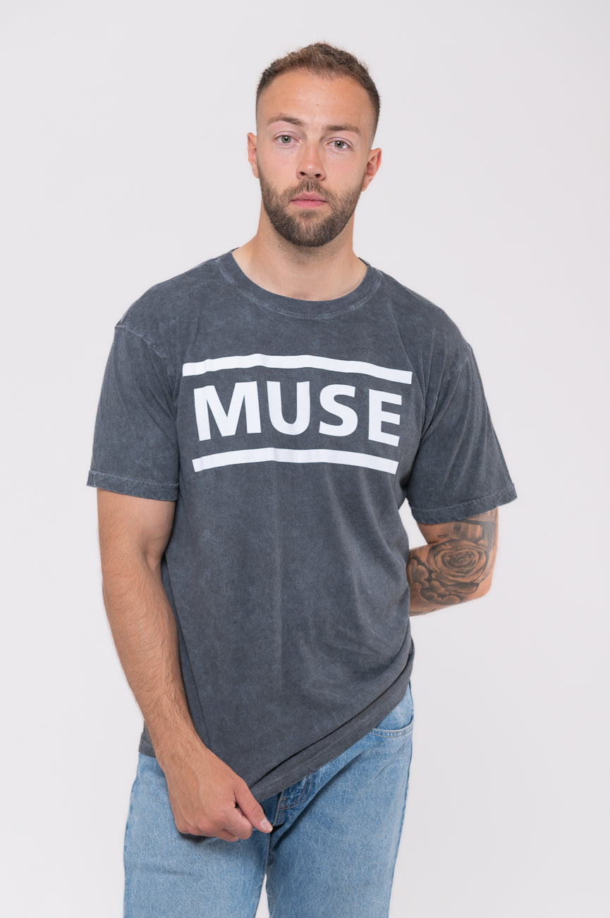 Muse Band Logo Dip Dye Wash T Shirt product image 1