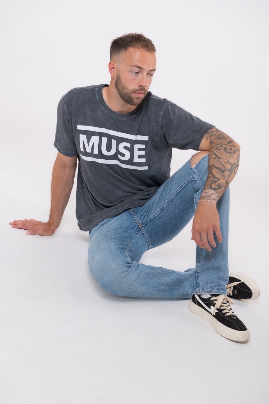 Muse Band Logo Dip Dye Wash T Shirt product image 5
