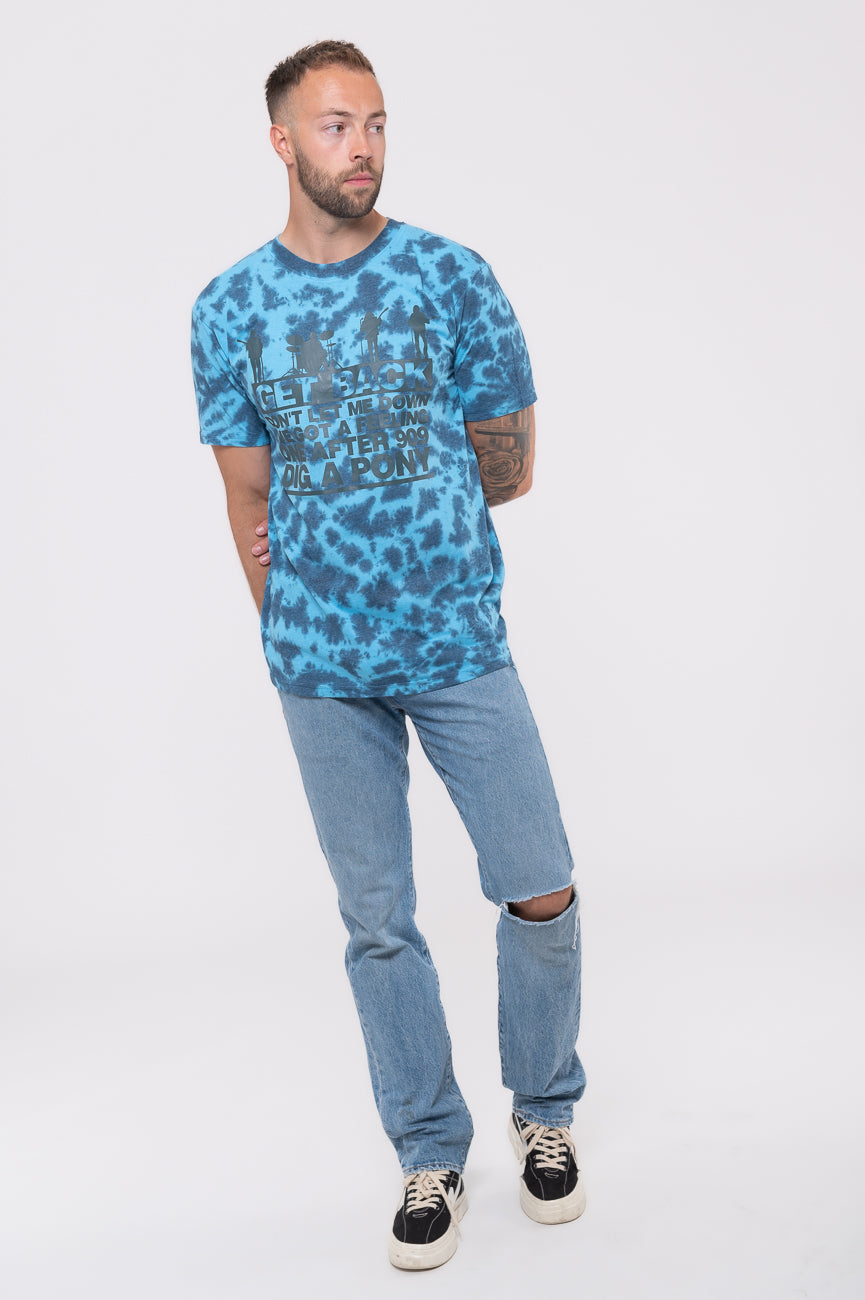 The Beatles Let it Be Songs Dip Dye Tee product image 7