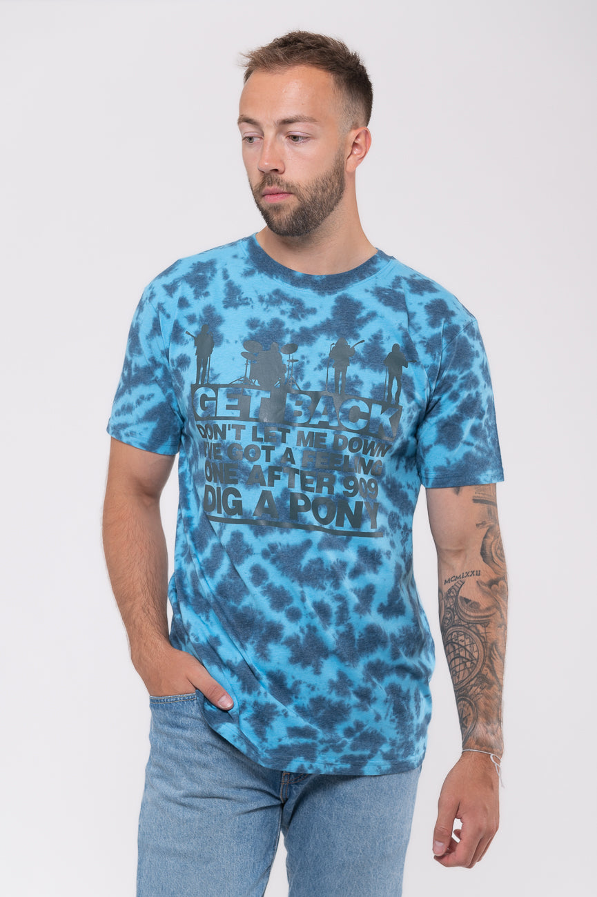 The Beatles Let it Be Songs Dip Dye Tee product image 6